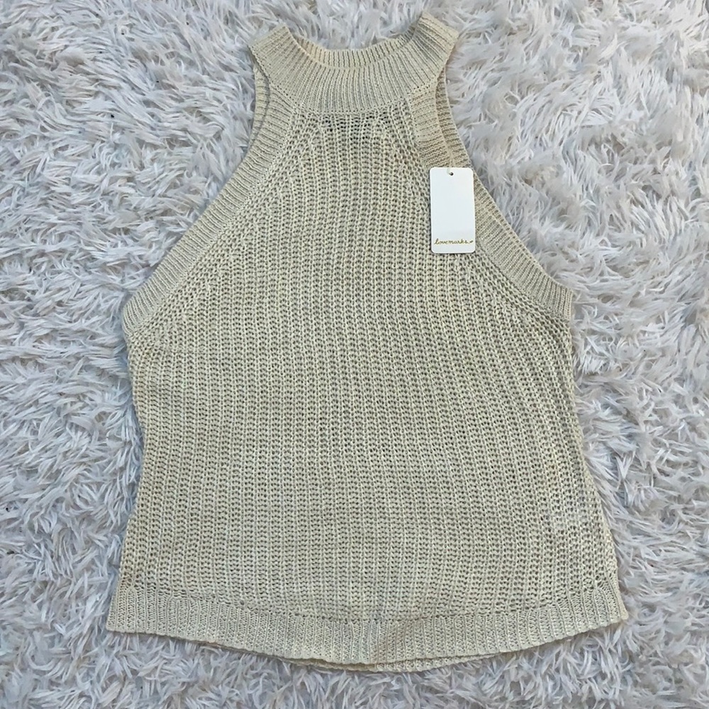 Tank sweater, NWT lovemarks